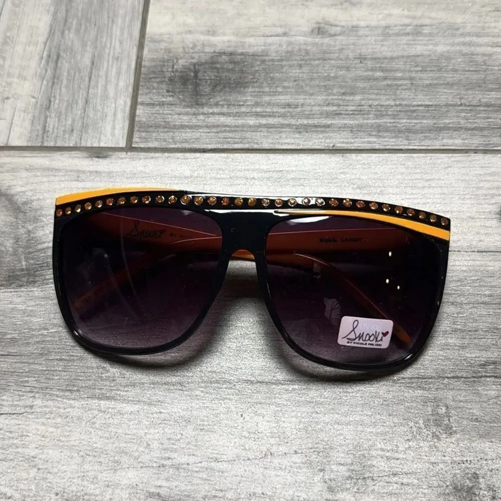 Snooki by Nicole Polizzi Womens 105-SNP-2 Rock Candy Sunglass Orange NWT
